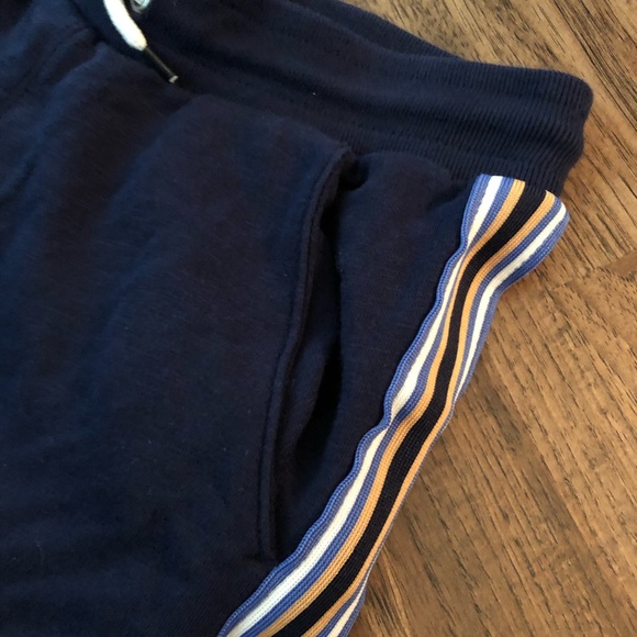 Navy Striped Sweatpants - Picture 4 of 5